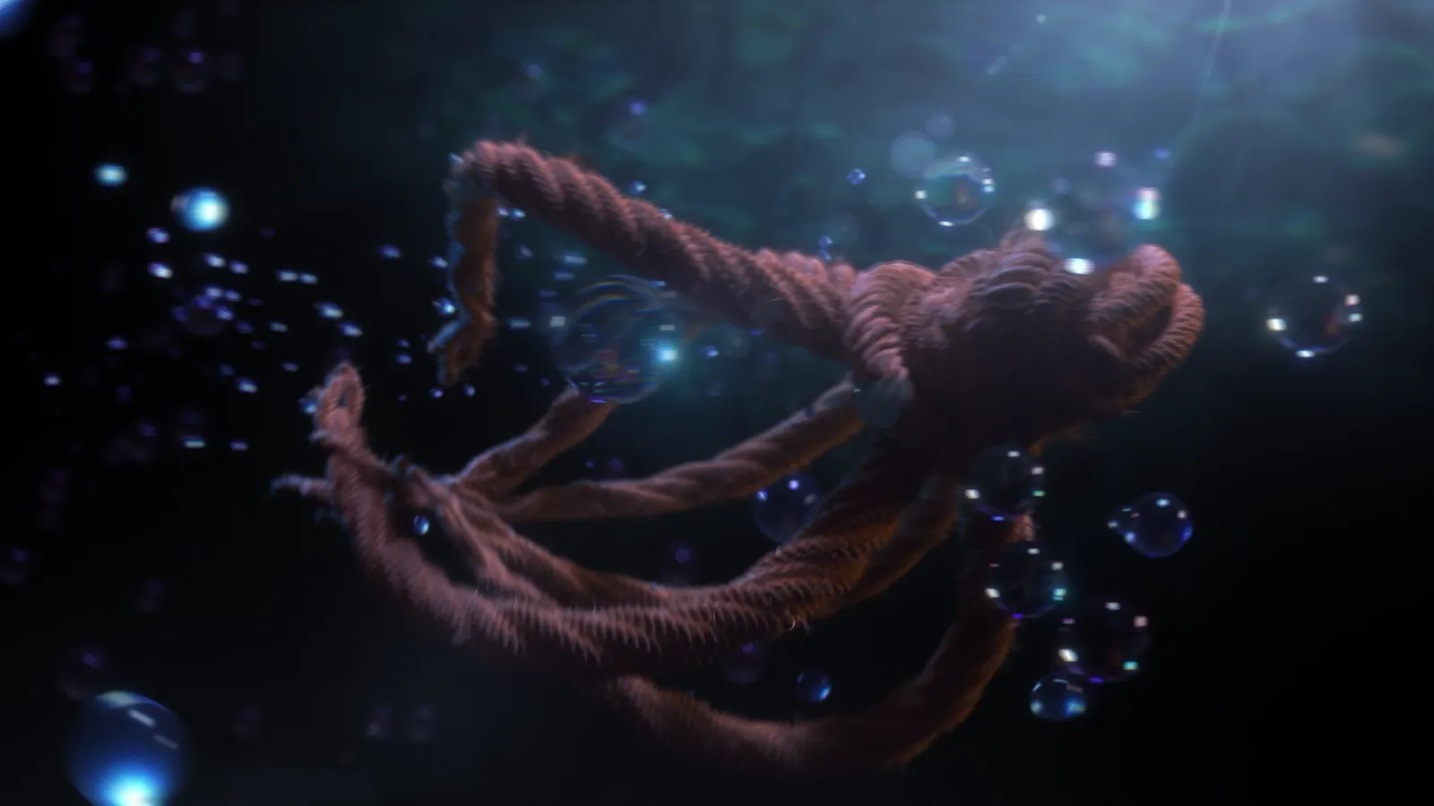 A vivid 3D animation still from the RVA3D reel