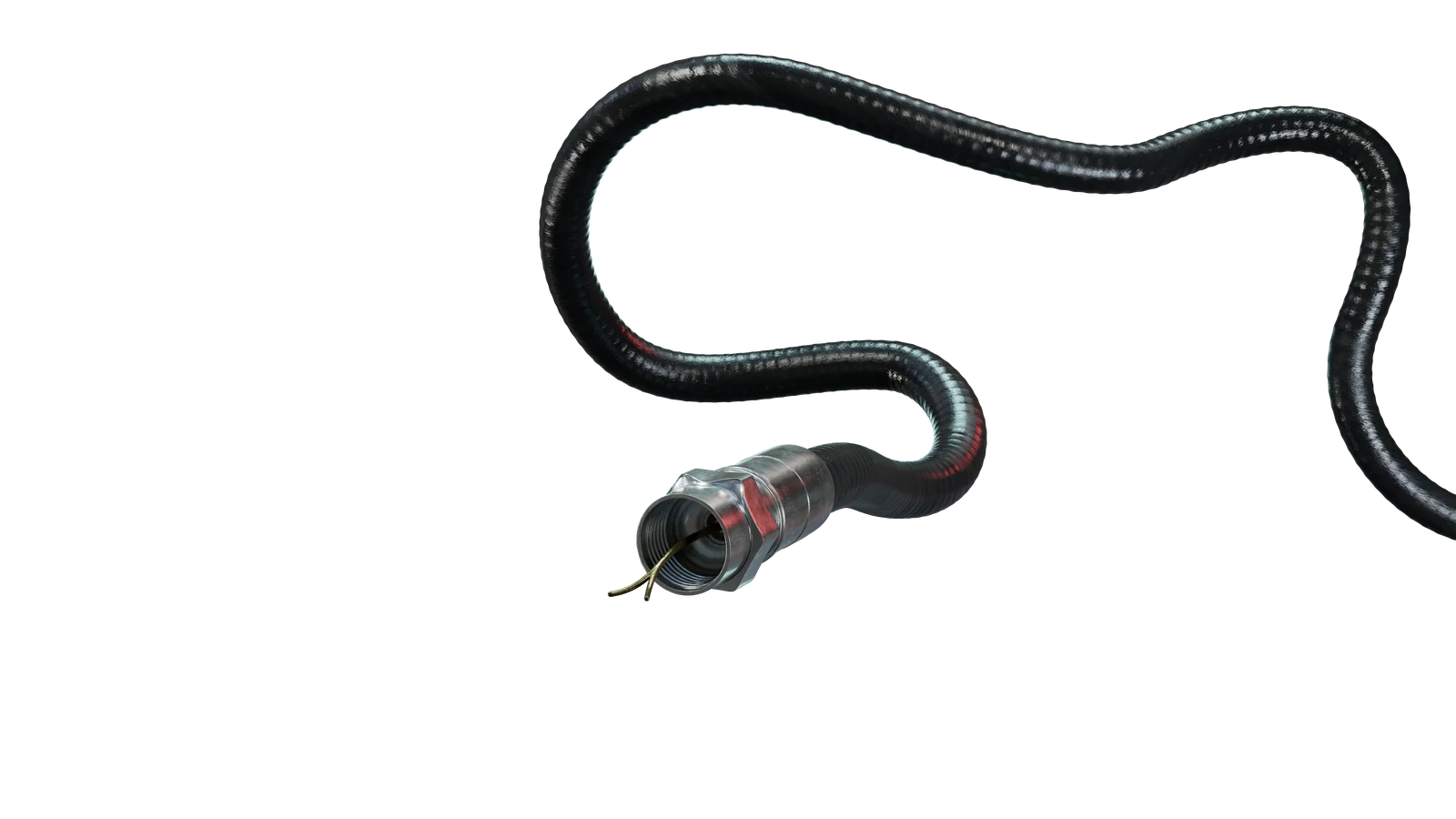 High-resolution isolated render of the digital Cable Snake character.