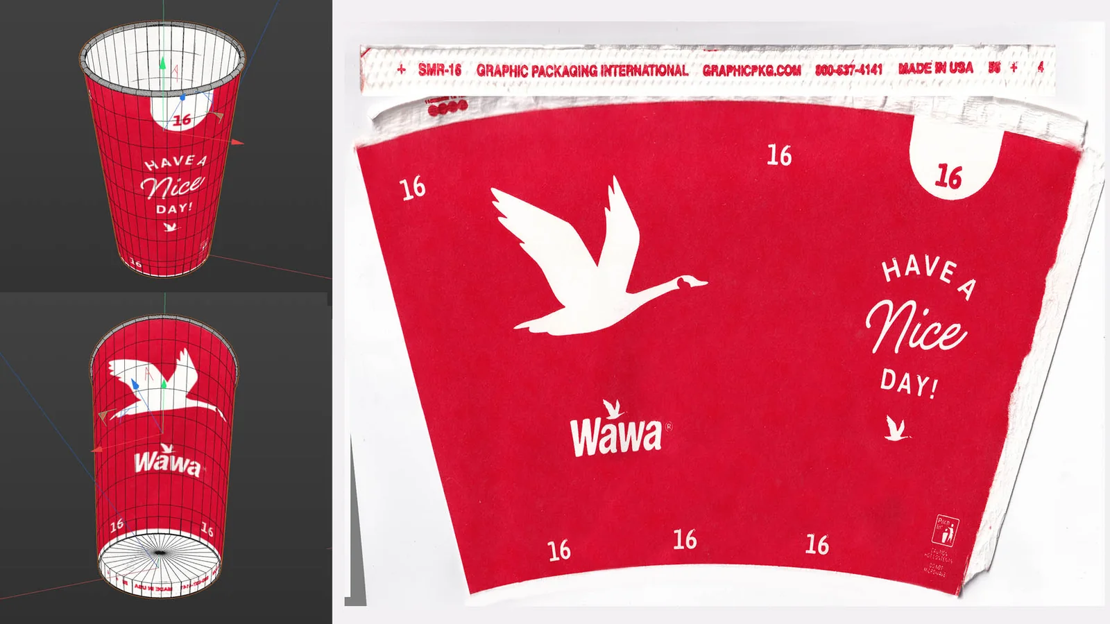 Wawa Coffee Island supplied fixture CAD and process view 1